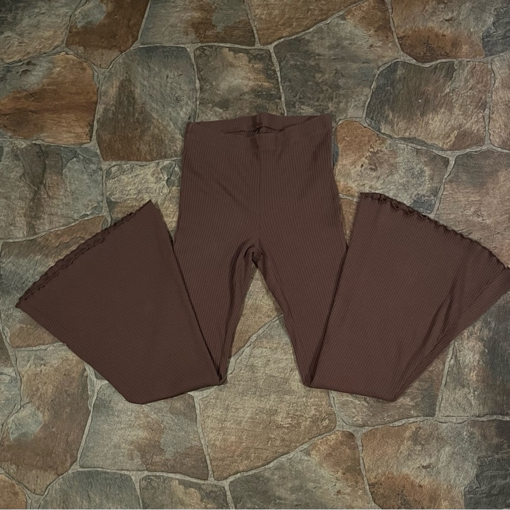 Aerie Ribbed Flare Leggings Size Small